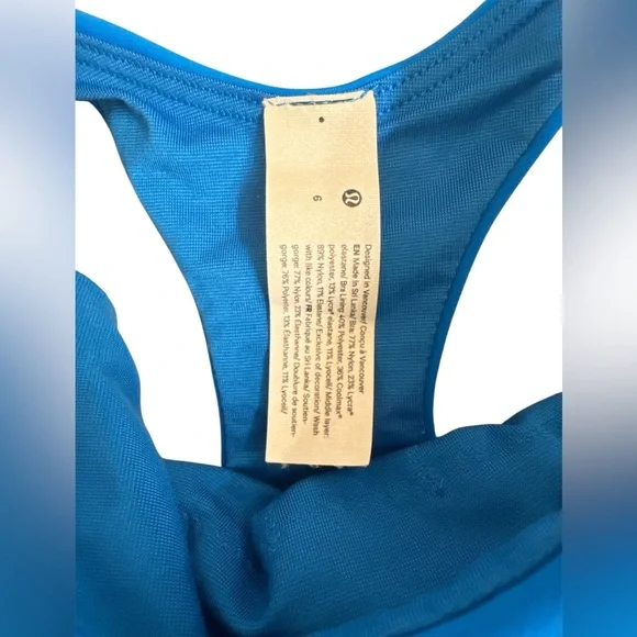 NWOT Lululemon Wunder Train Longline Bra- Size 6 - Picture 5 of 7